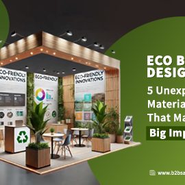 Sustainable booth design