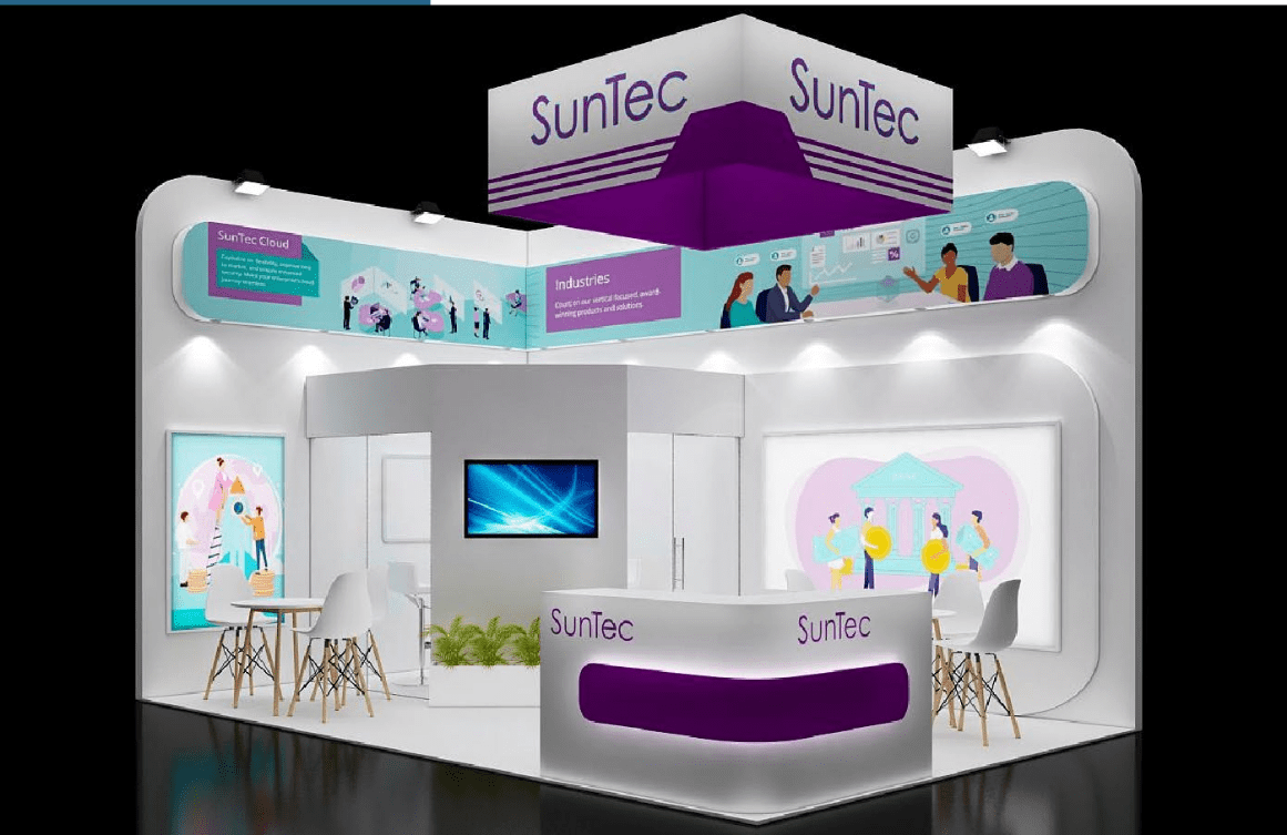 20x20 trade show booth design