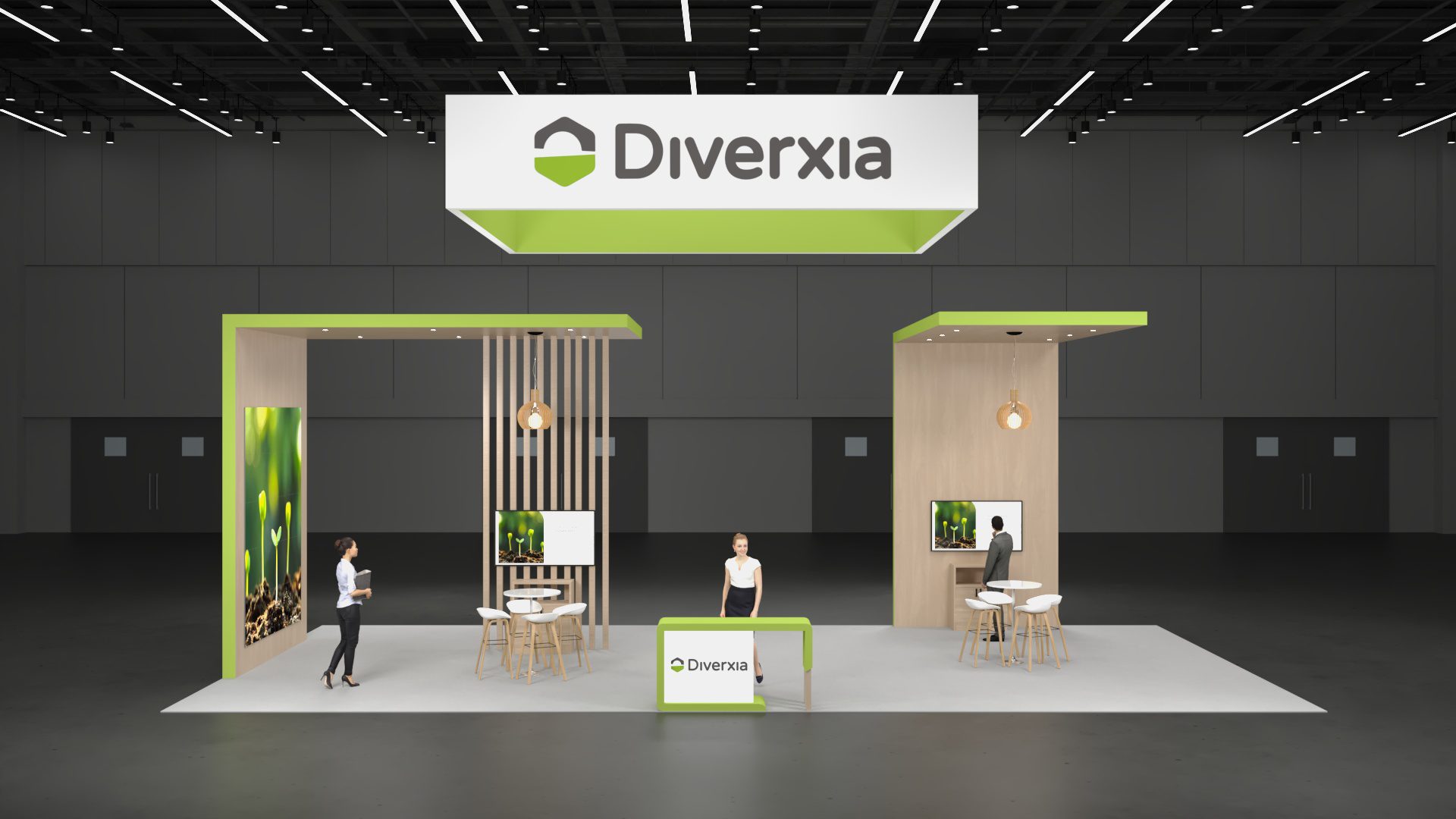 20x30 trade show booth design