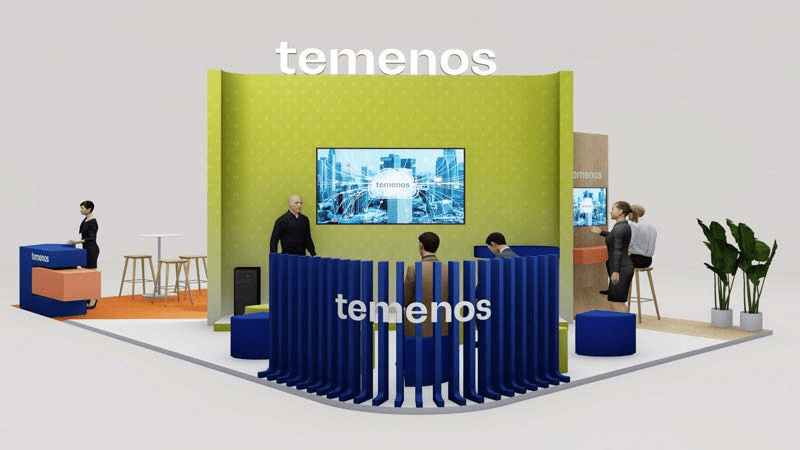 30x30 trade show booth design